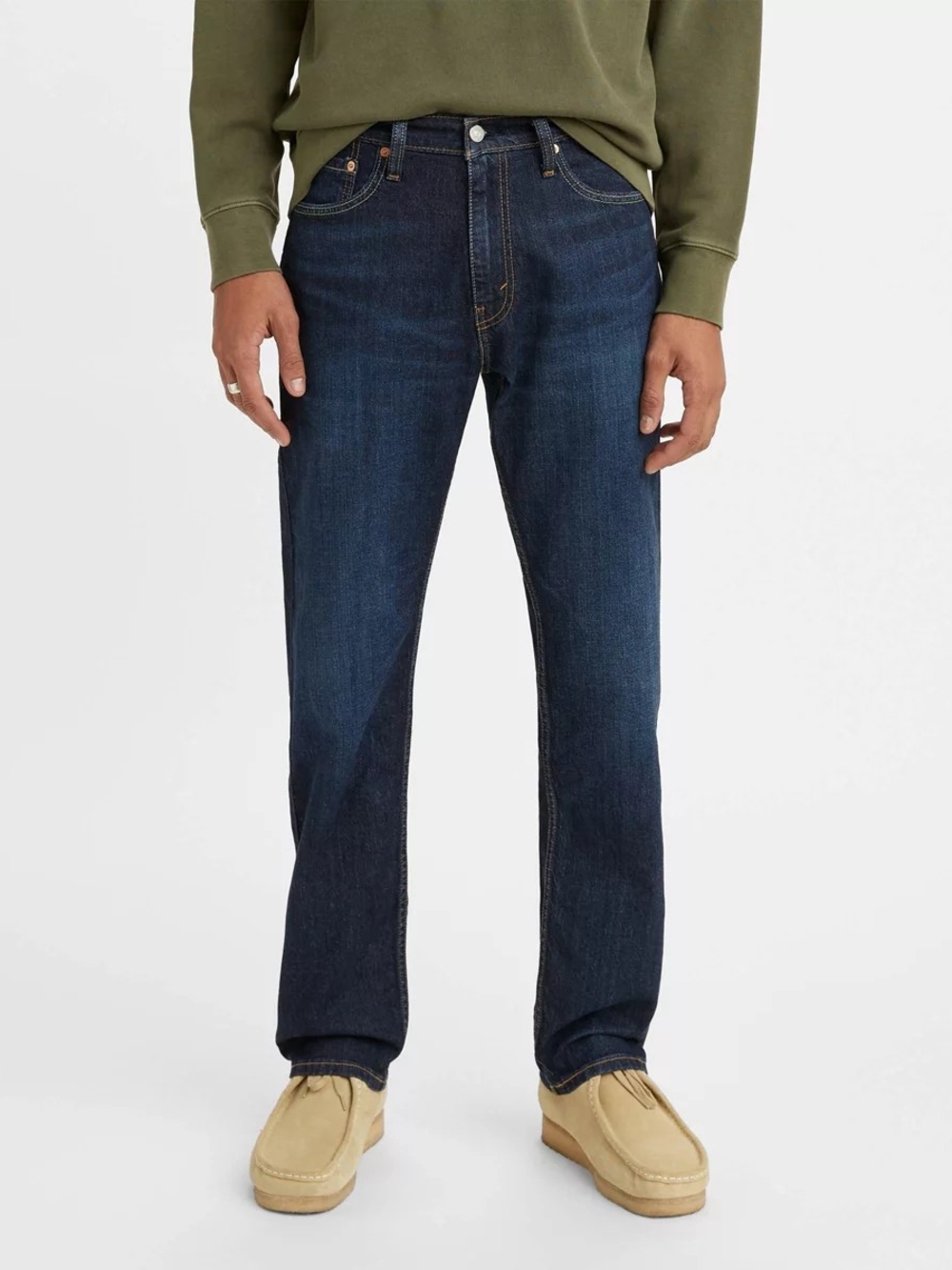 Levi's® Men's 505™ Regular Fit Straight Leg Jeans - Dark Wash 36x36